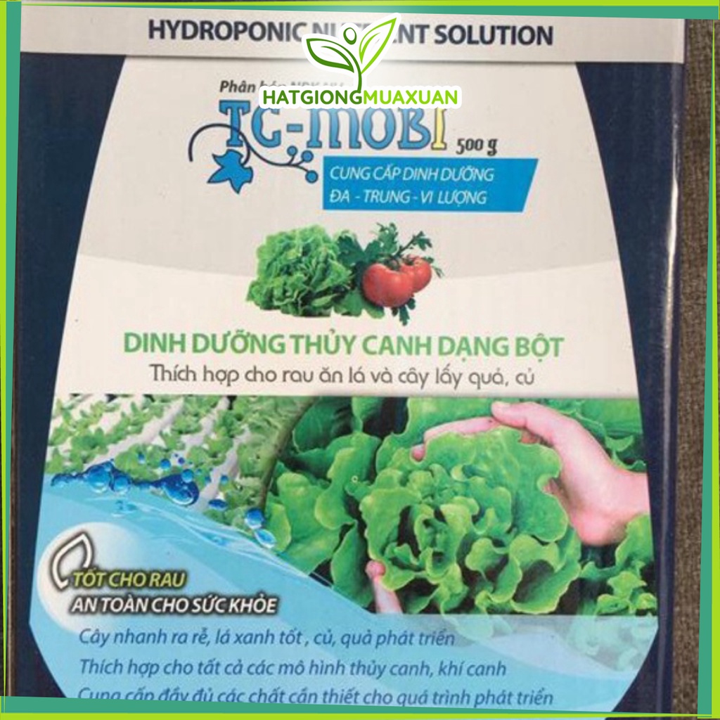 [SIEURE] Hộp dinh dưỡng thủy canh dạng bột TC-Mobi gói 500g hàng đẹp, phân phối chuyên nghiệp.