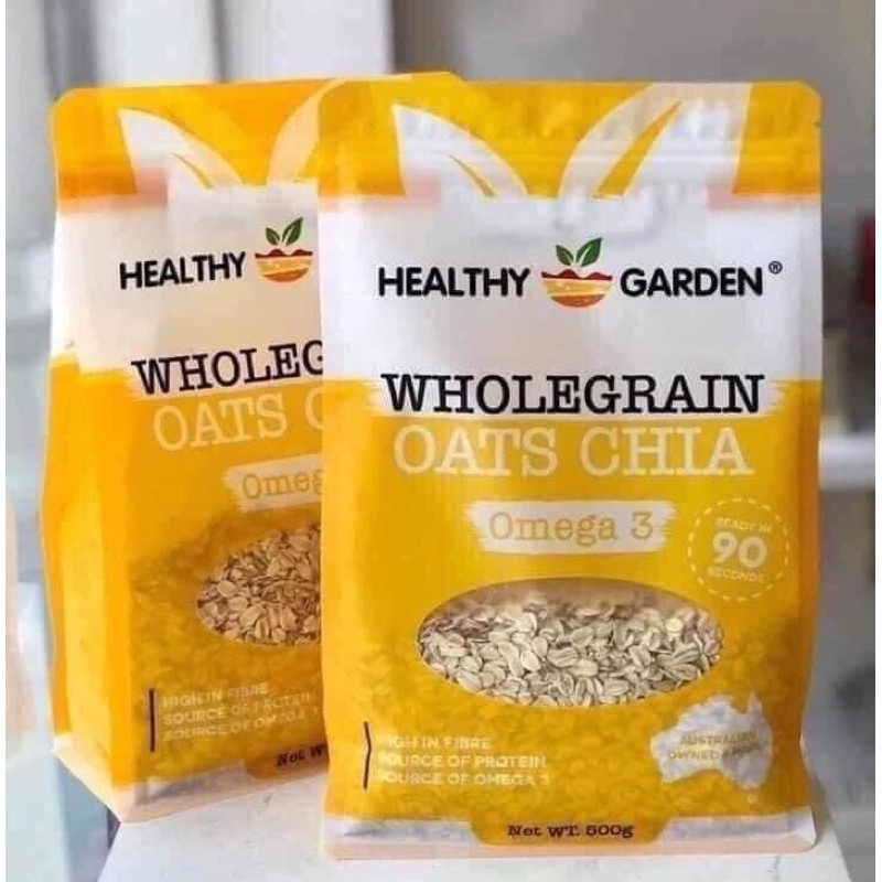 [Freeship] Yến mạch mix hạt chia Whole Grain Oats Chia của Úc túi 500g