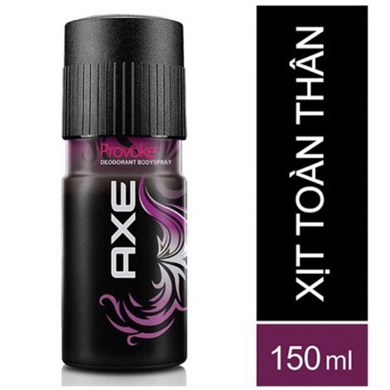 Xịt khử mùi AXE Provoke hương Quyến rũ chai 150ml