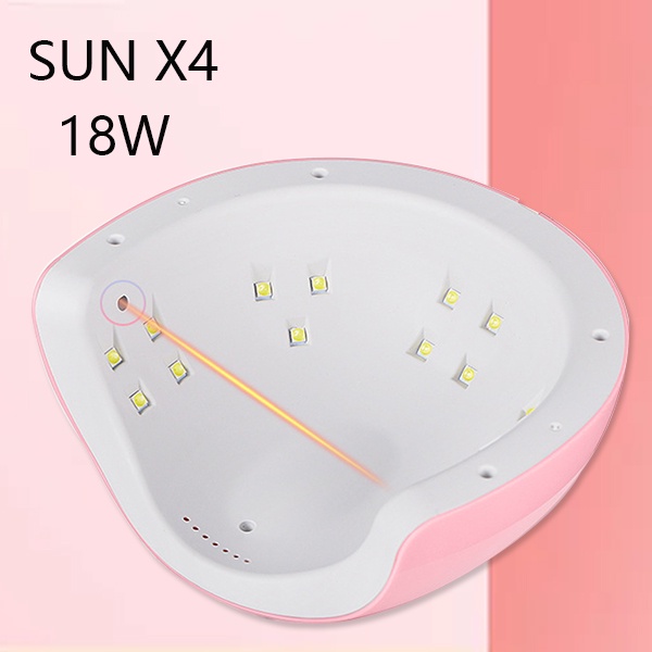 Máy hơ Gel Sun X4 18W máy hơ khô móng tay làm nail