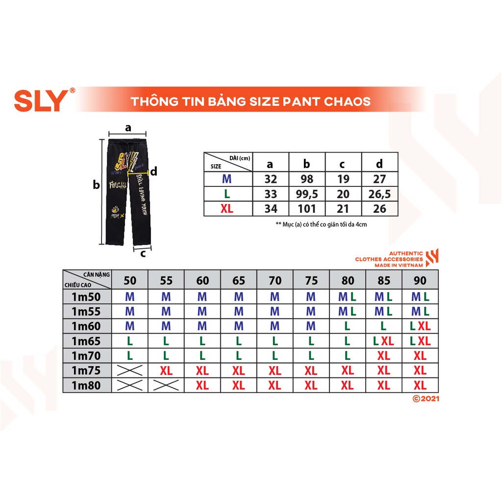 Quần Nỉ SLY Chaos màu Đen