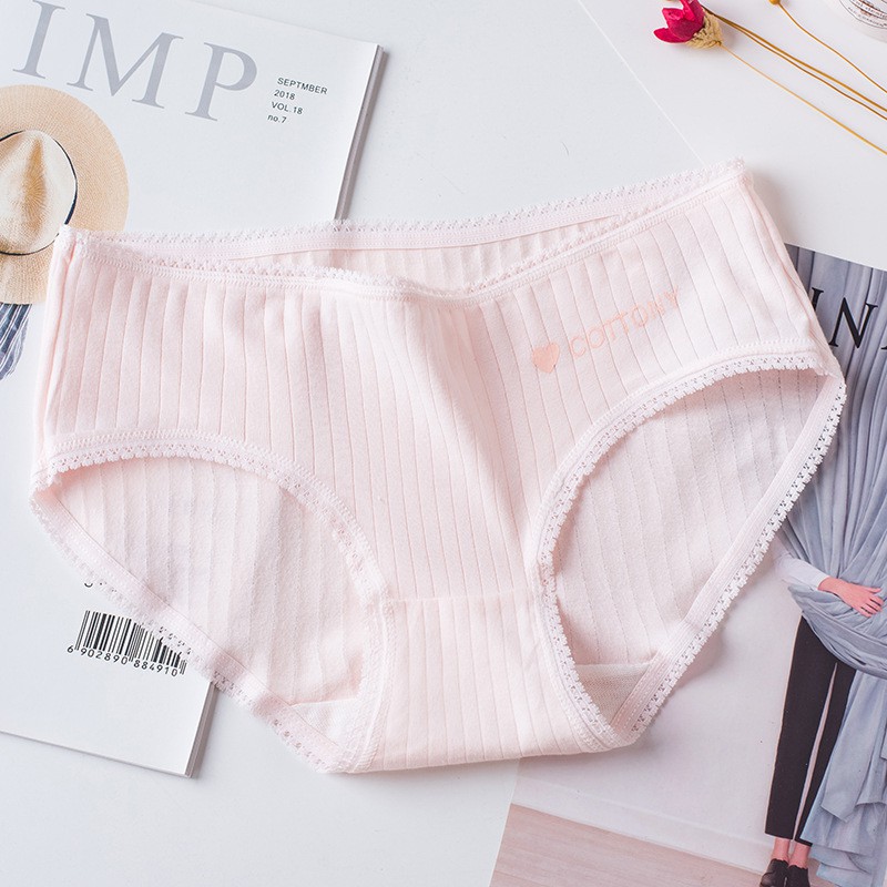 Quần lót nữ Cotton sợi tăm tre xuất Nhật cực đẹp CT0019 0 - Quần Lót Nữ AirBra mua 10 tặng 1