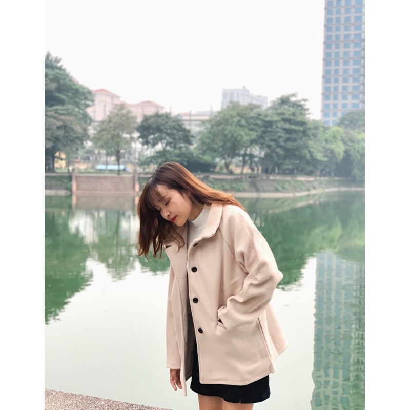 Áo khoác dạ Ulzzang-Áo khoác phong cách Hàn Quốc | BigBuy360 - bigbuy360.vn
