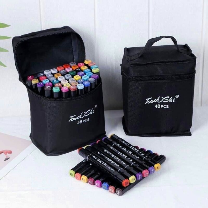 Bút Màu Marker Touch 48 Màu  Chuyên Nghiệp Họa Cụ Tô Màu Dạ Vẽ Tranh