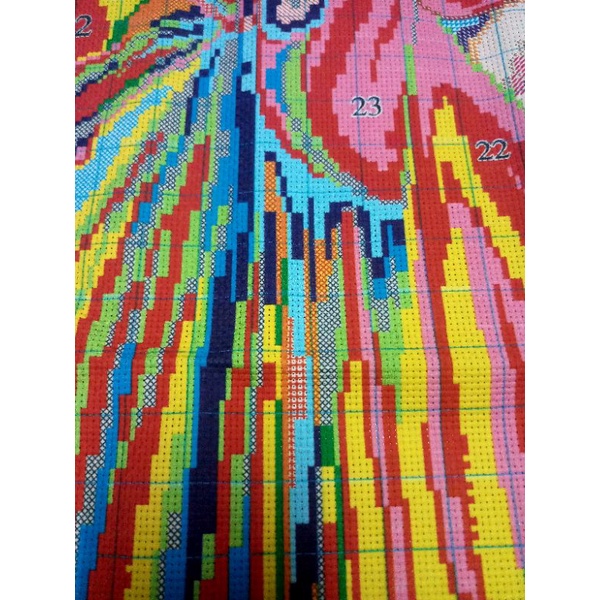 Tranh thêu Cô gái và hoa hướng dương