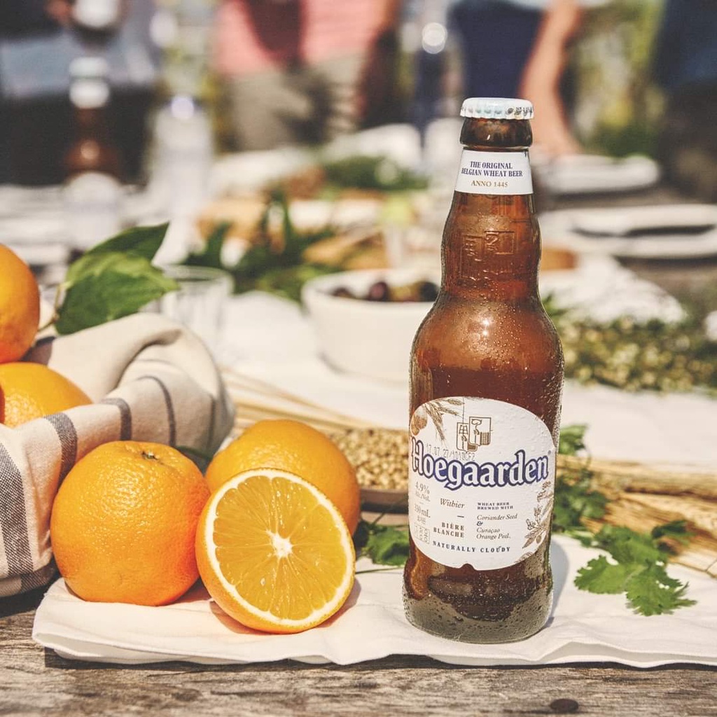 Chai bia lẻ Hoegaarden White 330ml | Chính hãng