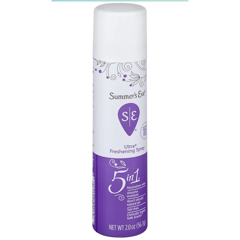 { Nhập Mỹ} CHAI XỊT PHỤ KHOA SUMMER’S EVE DEODORANT SPRAY 56.7g