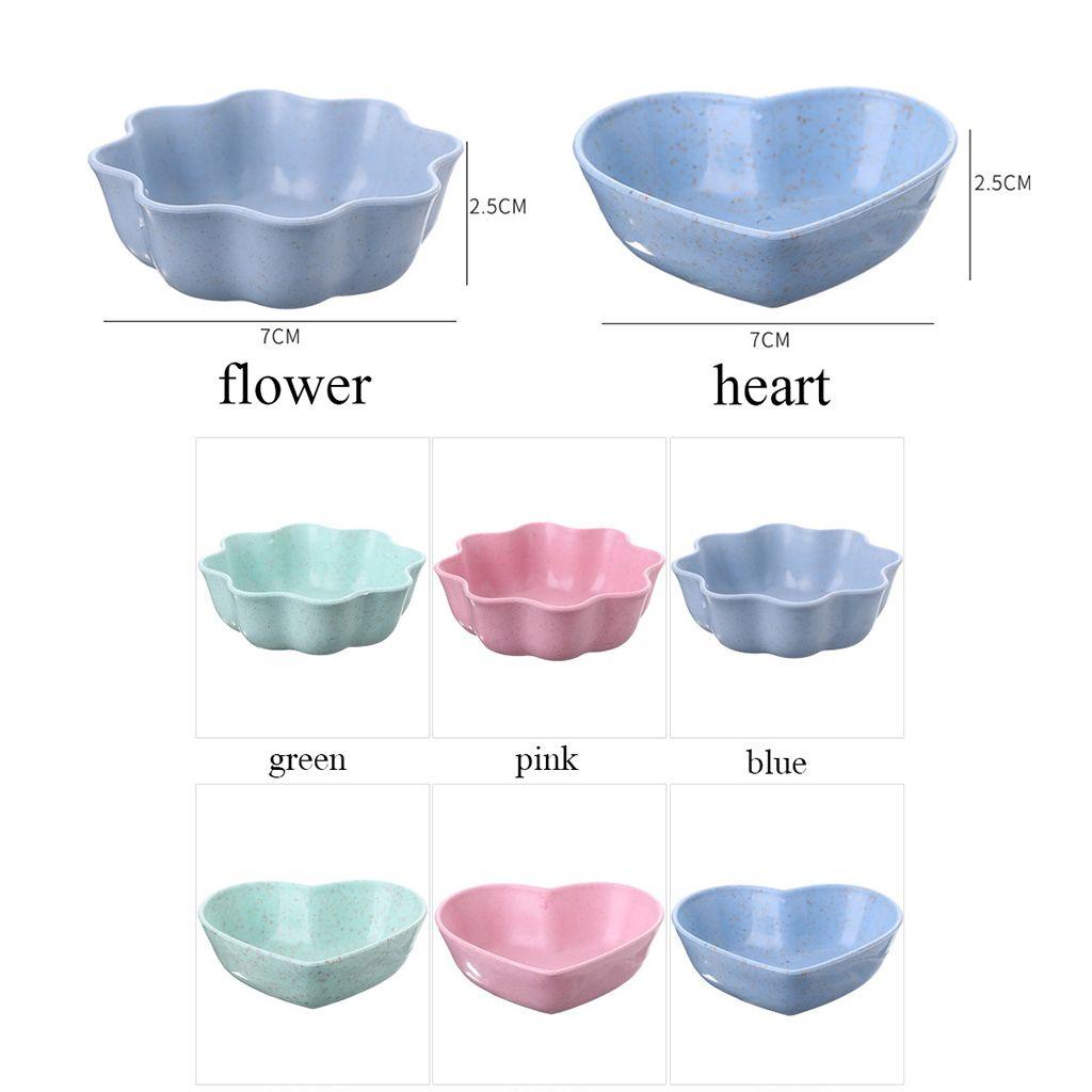 1 Đĩa Rơm Lúa Mì + PP Dùng Đựng Gia Vị Tiện Dụng