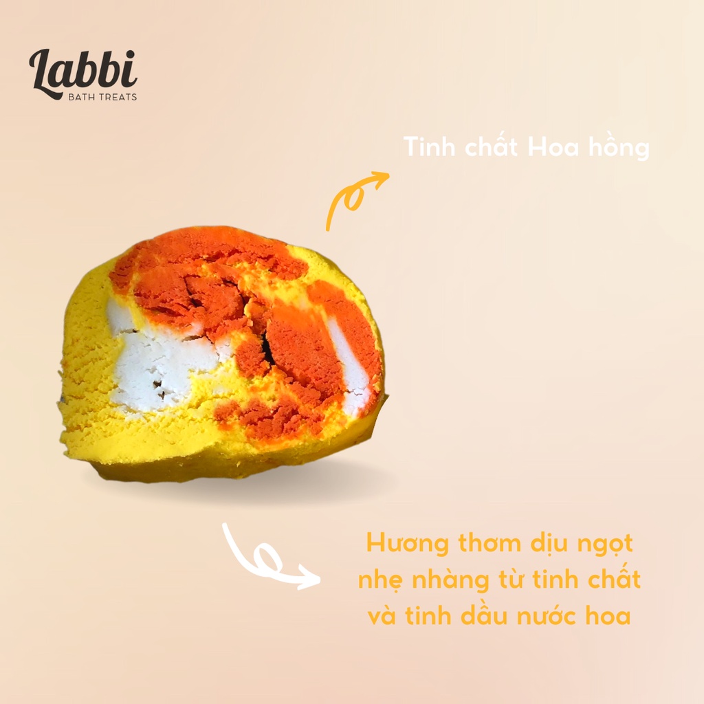 Bánh siêu tạo bọt bồn tắm YAM BOSA [Labbi] Bubble Bar