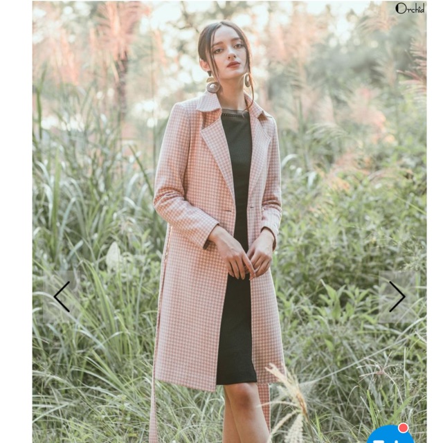 Áo dạ dáng dài Orchid newtag size L