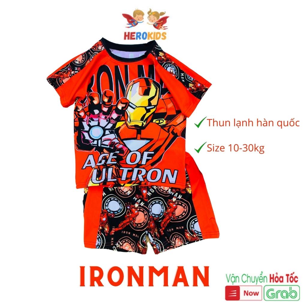 Quần áo trẻ em siêu nhân Thần Sấm Thor cho bé trai thun lạnh hàn quốc SN2205 Herokids