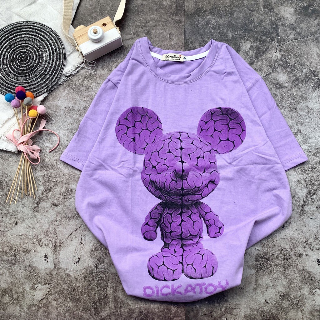 Áo thun Unisex Smiling - kiểu in MICKEY