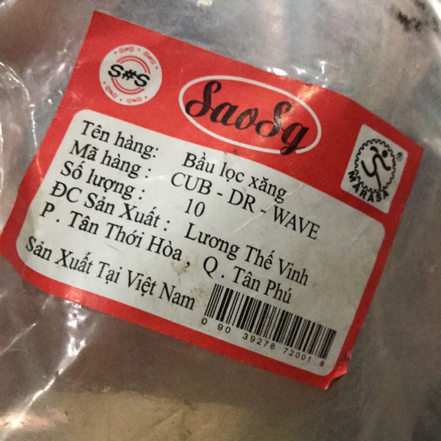 Bầu lọc xăng sao sáng cub dream wave