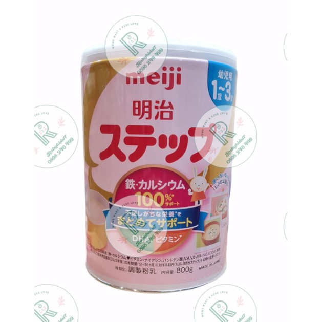 Sữa bột Meiji 1 -3 nội địa nhật 800g date 2024