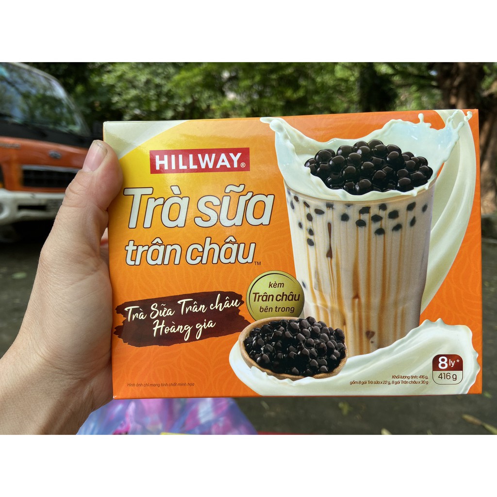 Trà sữa trân châu Hoàng Gia HILLWAY 416g (5 gói Trà sữa + 5 gói Trân châu) | BigBuy360 - bigbuy360.vn