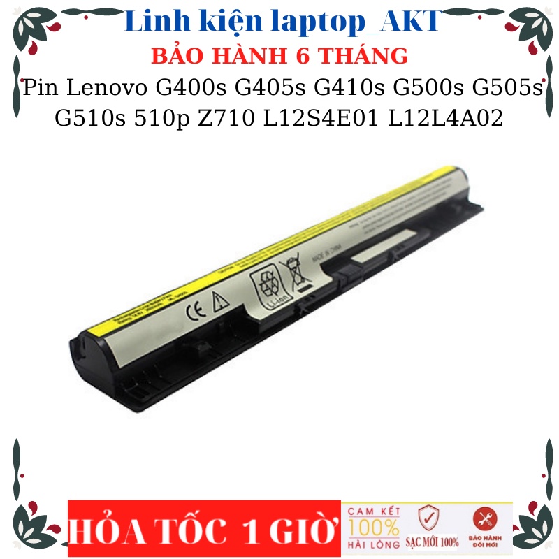 Pin laptop Lenovo Ideapad G400s G405s G410s G500s G505s G510s S410p S510p Z710 L12S4E01 L12L4A02 L12L4E01 L12M4A02