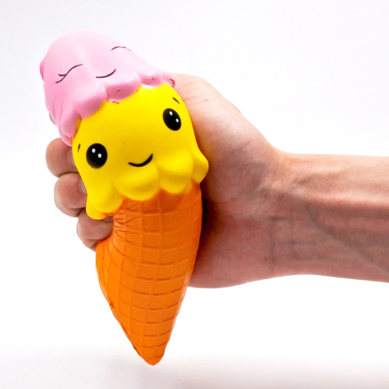 Squishy Lớn JUMBO Hình KEM ỐC QUẾ Đồ Chơi Xốp Giảm Stress Hình mềm mịn dễ Thương đàn hồi Cho Bé