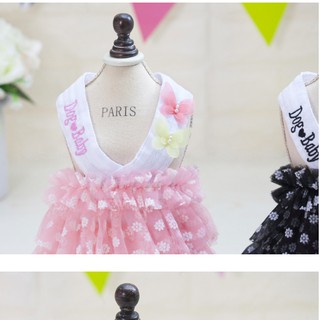 Áo cho Chó Mèo - Váy đầm xoè babydoll dễ thương - chọn mẫu