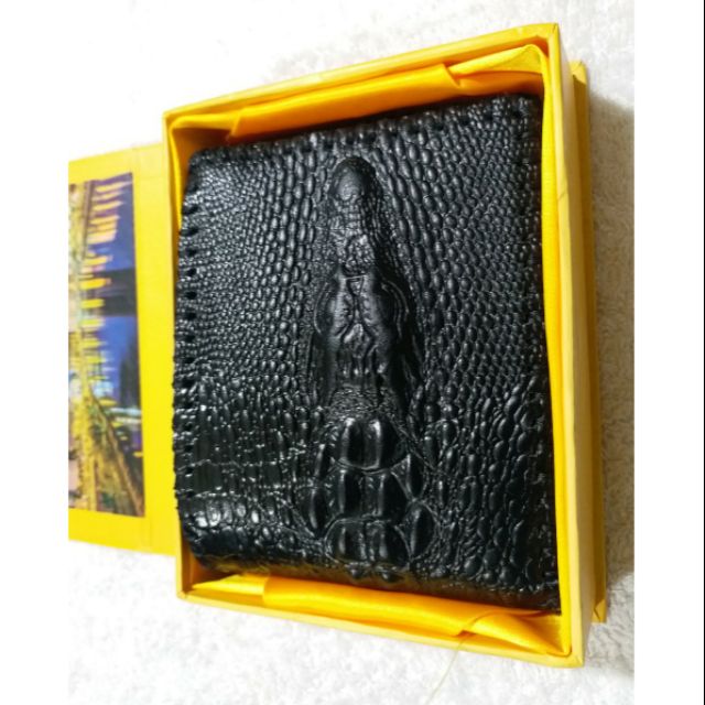 Bóp ví Thái Lan da bò thật 100% (nguyên hộp)