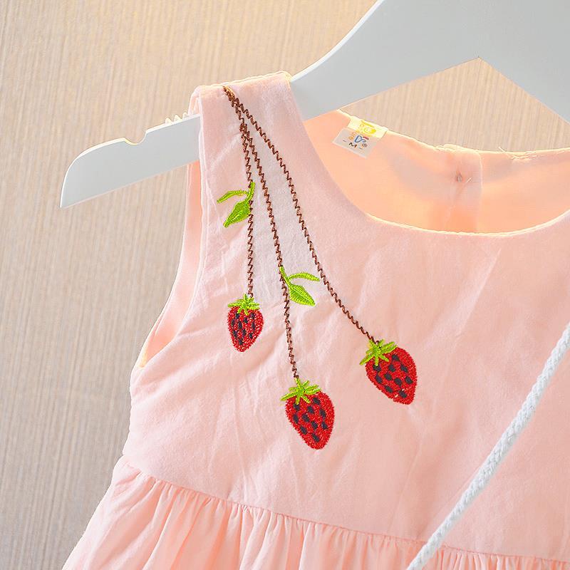 Đầm công chúa mùa hè không tay dễ thương cho bé gái