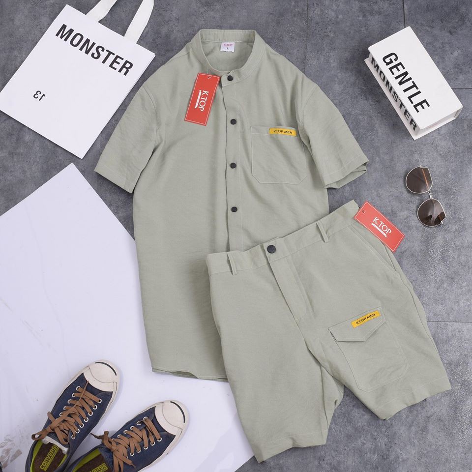 KTOP MEN : SP bộ đũi cộc cao cấp siêu nhẹ, siêu mát cho ae ngày hè. Cực kì sang chảnh. | BigBuy360 - bigbuy360.vn