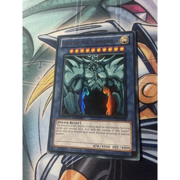 Lá bài Obelisk The Tormentor/YGLD-ENG02/Ultra Rare(Phiên bản giới hạn)