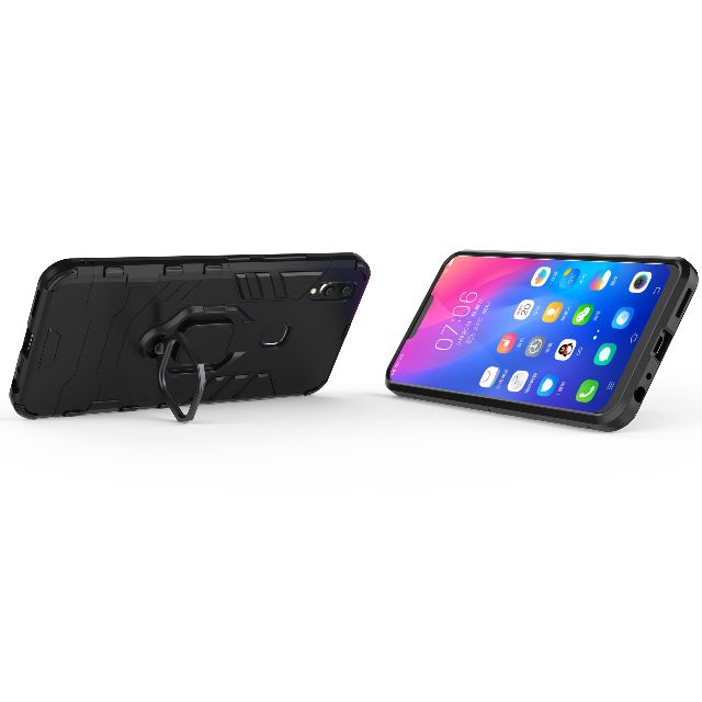 Ốp lưng Vivo V9 / Y85 / V23e chống sốc Iron Man Iring cao cấp siêu đẹp giá đỡ mặt lưng