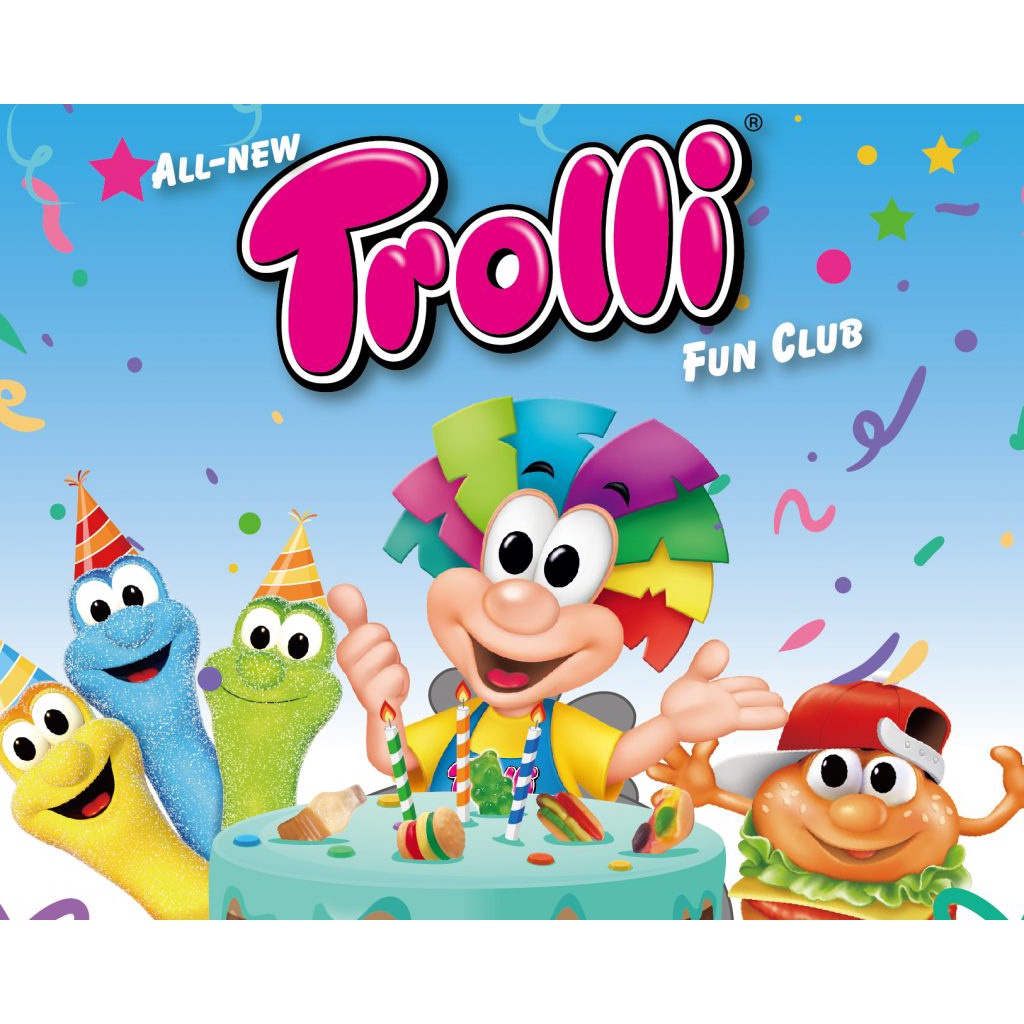 Kẹo Dẻo TROLLI Fun For All Hộp 1kg Có 21 Hình Dáng Kẹo Đáng Yêu - Đức
