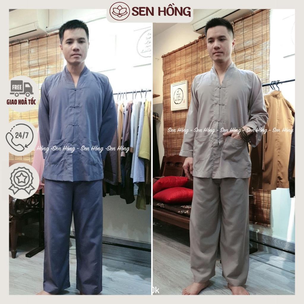 ĐỒ LAM ĐI CHÙA BIG SIZE # quần áo Phật tử nam nữ # mẫu la hán truyền thống