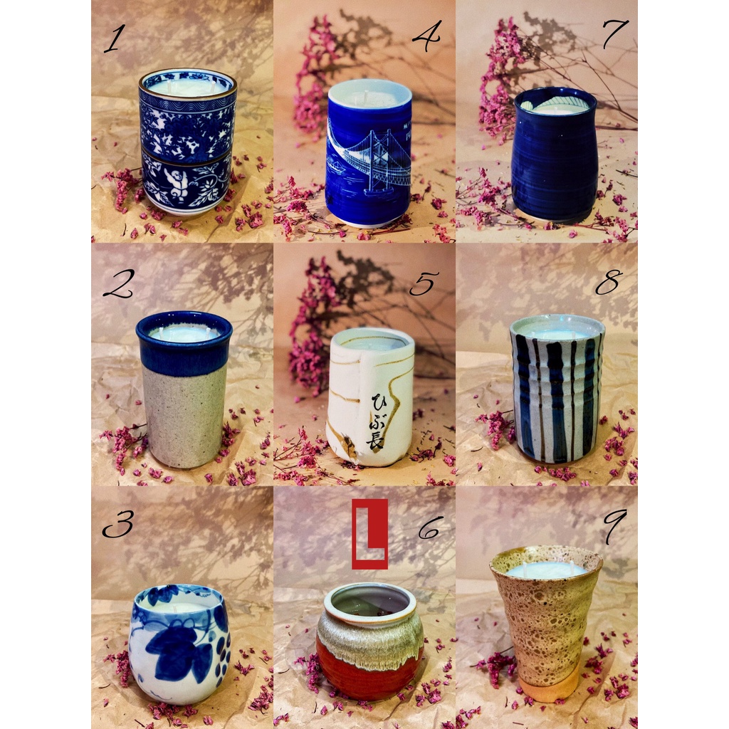 Nến thơm handmade x Gốm Nhật cao cấp