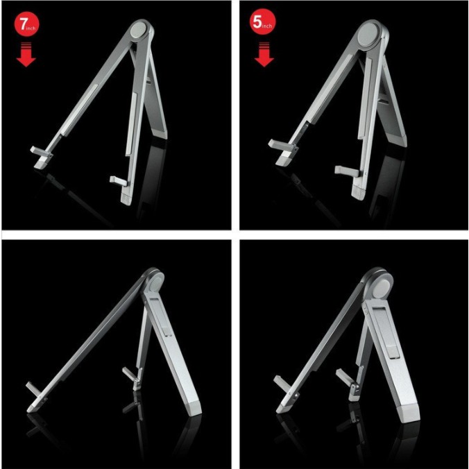 đế nhôm gập gấp gọn tam giác kê iPad, Tablet - Mobile Stand | BigBuy360 - bigbuy360.vn