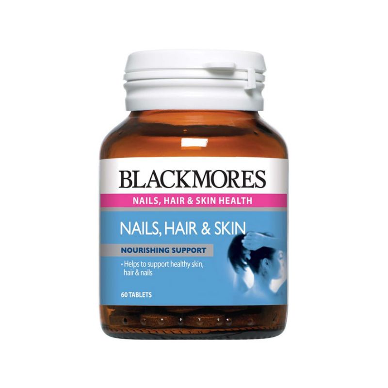 Blackmores Nails Hair & Skin 60 Tablets - Viên uống đẹp Da, Móng, Tóc.
