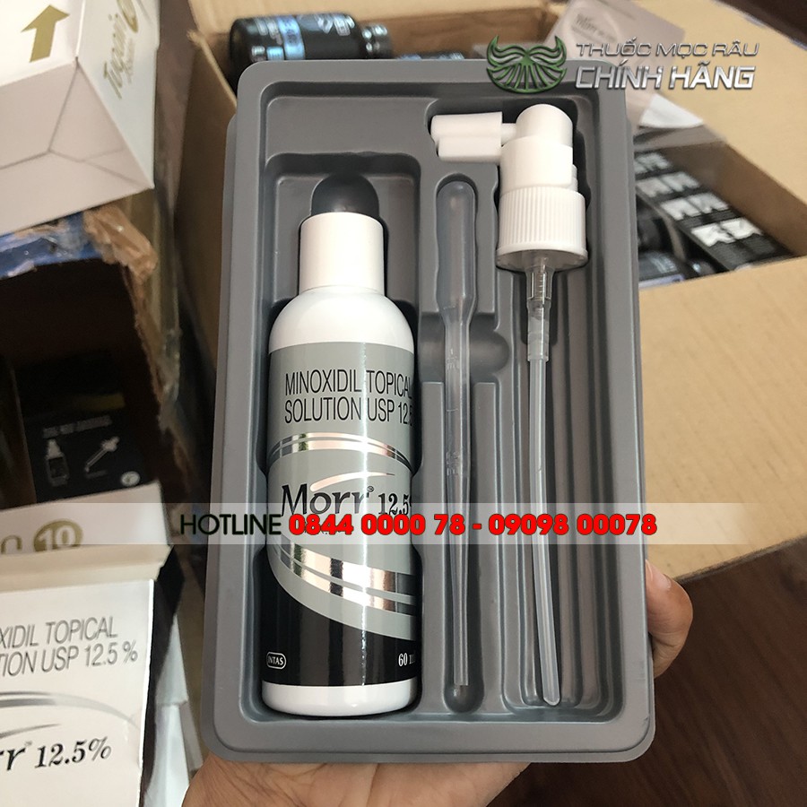 Dung dịch mọc râu Morr 12,5% Minoxidil 12,5% Intas