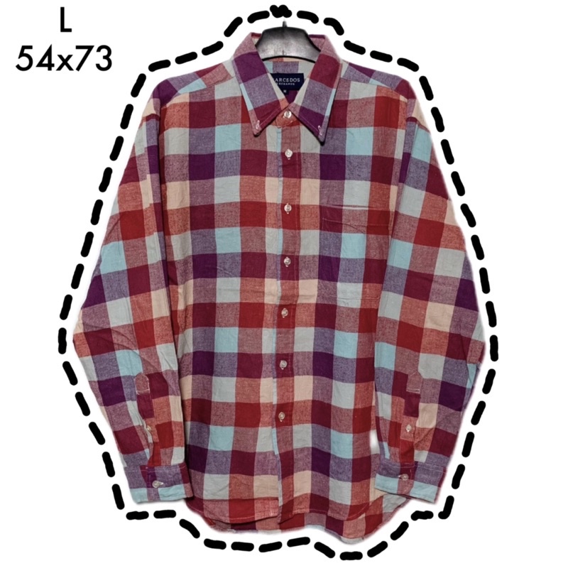 Áo sơ mi flannel sọc caro 2hand chuẩn Mỹ