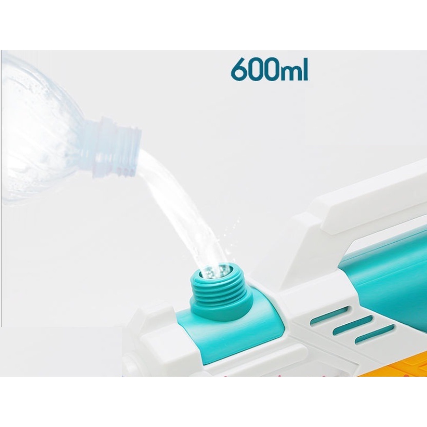 Đồ Chơi Súng Bắn Nước 2 Nòng - Súng Nước 2 Vòi 600ml Nước Bắn Xa 6 Mét Món Quà Cho Con Tuyệt Vời