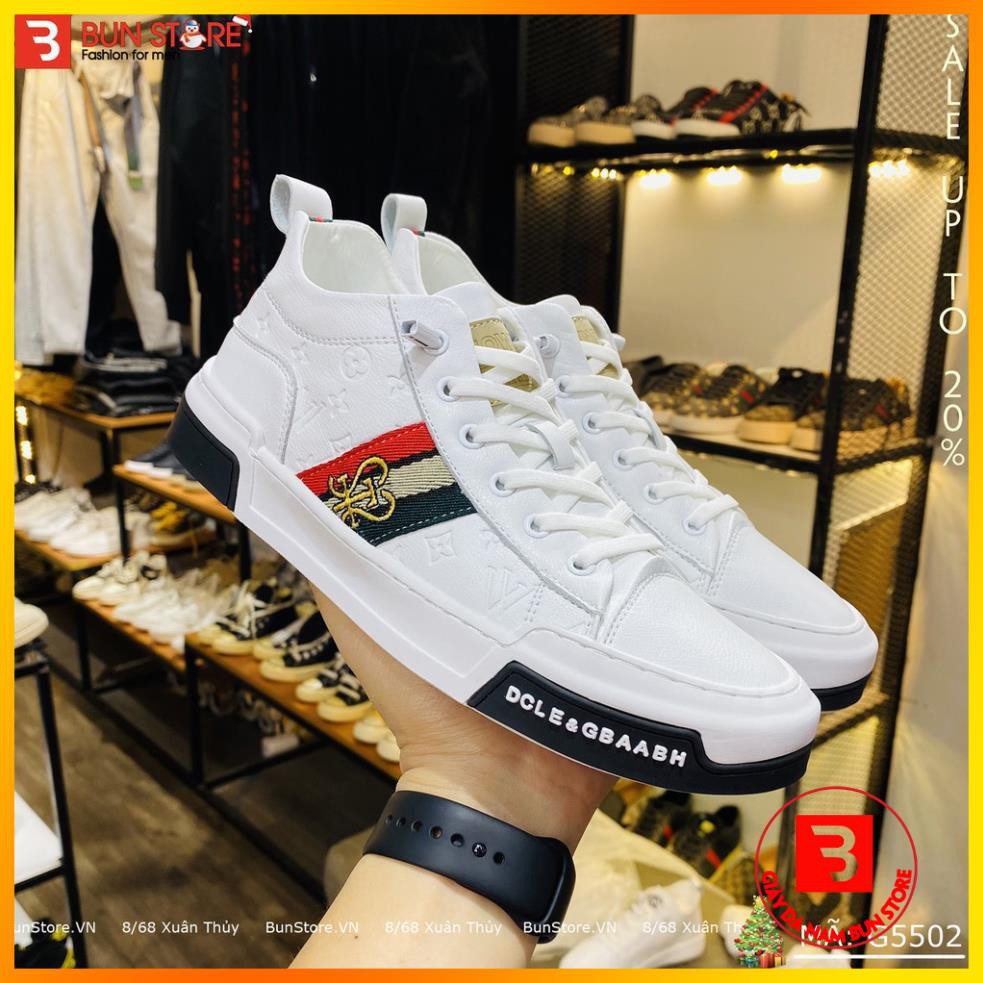 TOP Giày Nam cao cấp Bun Store - Giày da nam thời trang Sneaker trẻ trung, phong cách G5502
