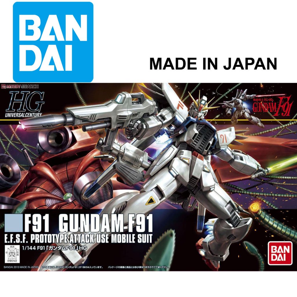 Mô hình Gundam Bandai Gunpla 1/144 HGUC F91 Gundam F91 Serie HG Universal Century
