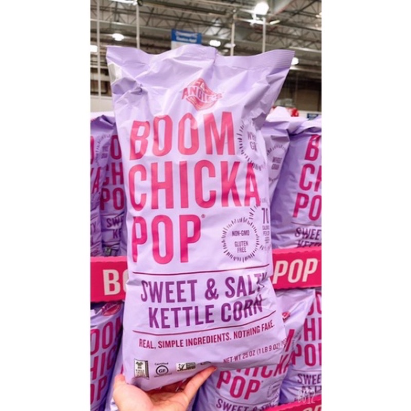 Bắp rang bơ Boom Chicka Pop hàng Mỹ 709g