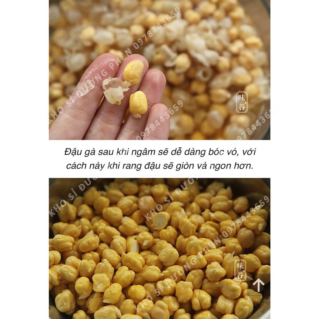 Đậu Gà Trắng Chickpeas, Gói 500Gr