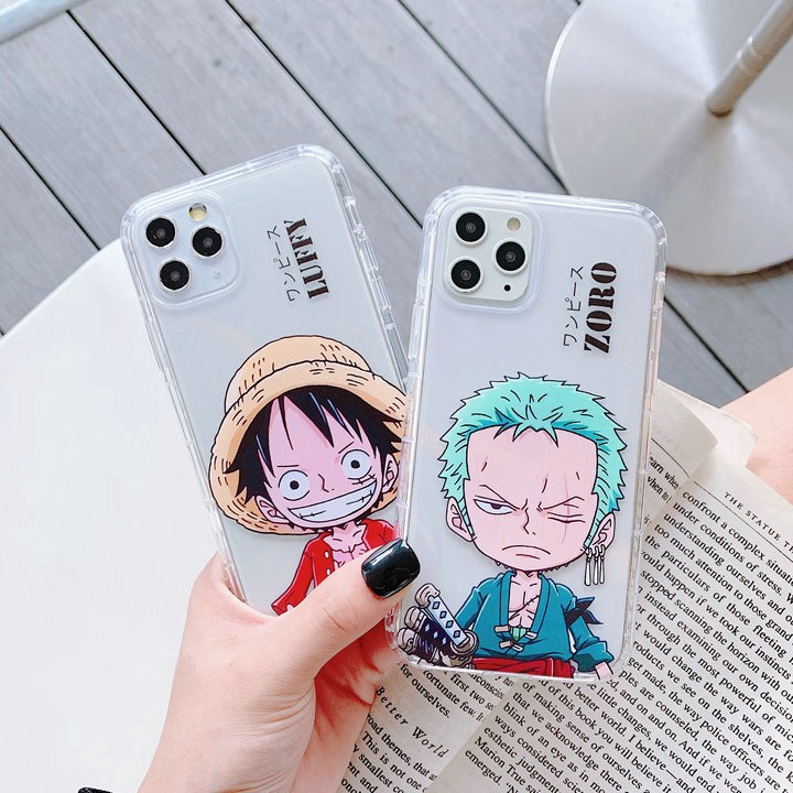 Ốp điện thoại họa tiết nhân vật Luffy/Sauron hoạt hình One Piece cho IPHONE 11 PRO MAX 7 8 PLUS 6S IX XR XS MAX 12/13 pro max 13mini