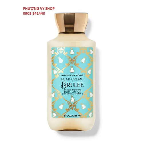 Sữa dưỡng thể hương nước hoa BBW PEAR CREME BRULEE
