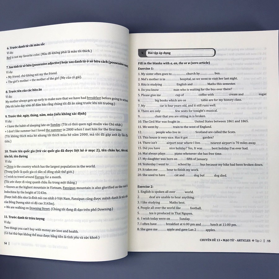 Sách - 25 Chuyên Đề Ngữ Pháp Tiếng Anh Trọng Tâm - Tập 2 (Huy Hoàng)