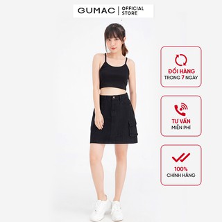 Áo croptop 2 dây GUMAC ATB636
