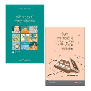 Sách AZ - Buồn Treo Góc Tủ Chuyện Cũ Phai Mờ + Quên Một Người Là Chuyện Của Thời Gian (2 cuốn)