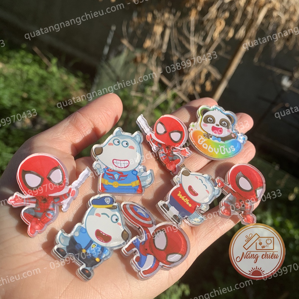 Huy hiệu cài áo- in logo- hình ảnh theo yêu cầu