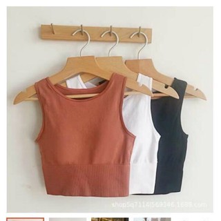 Áo bra, áo croptop ba lỗ có mút ngực cực xinh