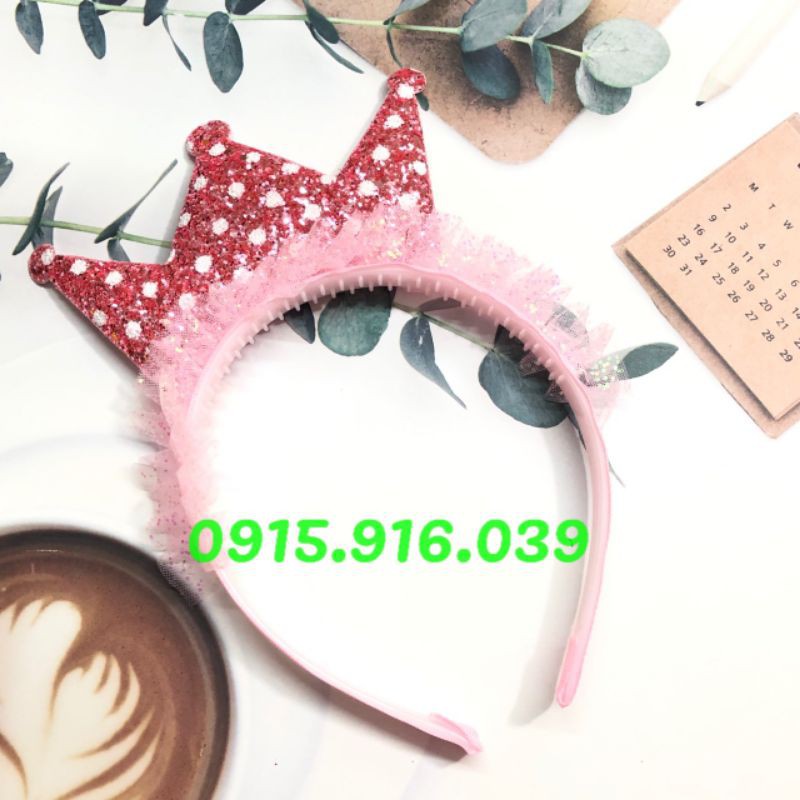 Cài Tóc Nơ Kim Tuyến Xinh Xắn Cho Bé