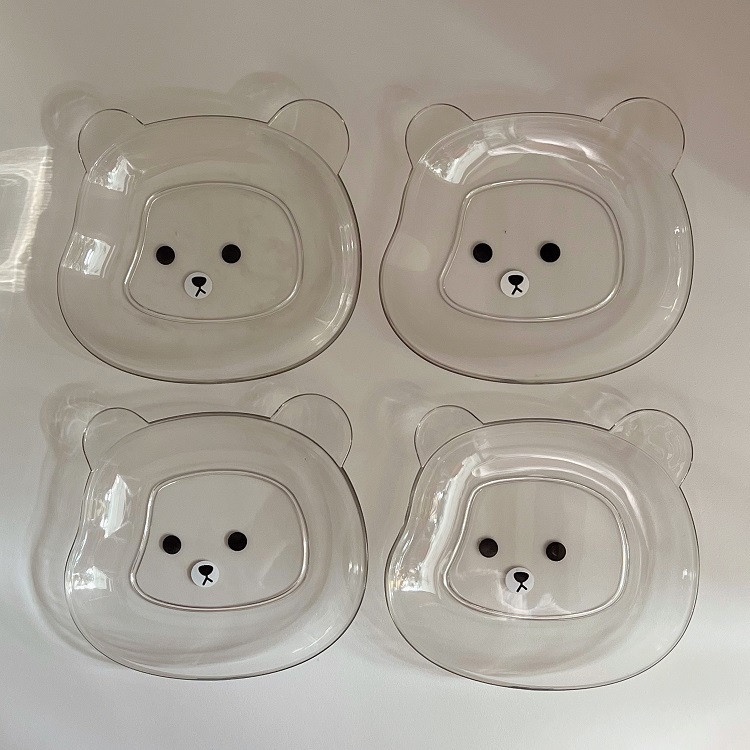 Dĩa Đựng Đồ Ăn Hình Gấu Xinh Xắn