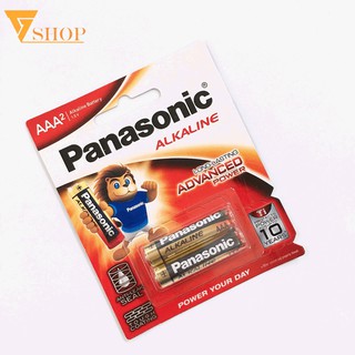 Combo 2 vỉ pin Panasonic Alkaline AAA (1 vỉ 2 viên)
