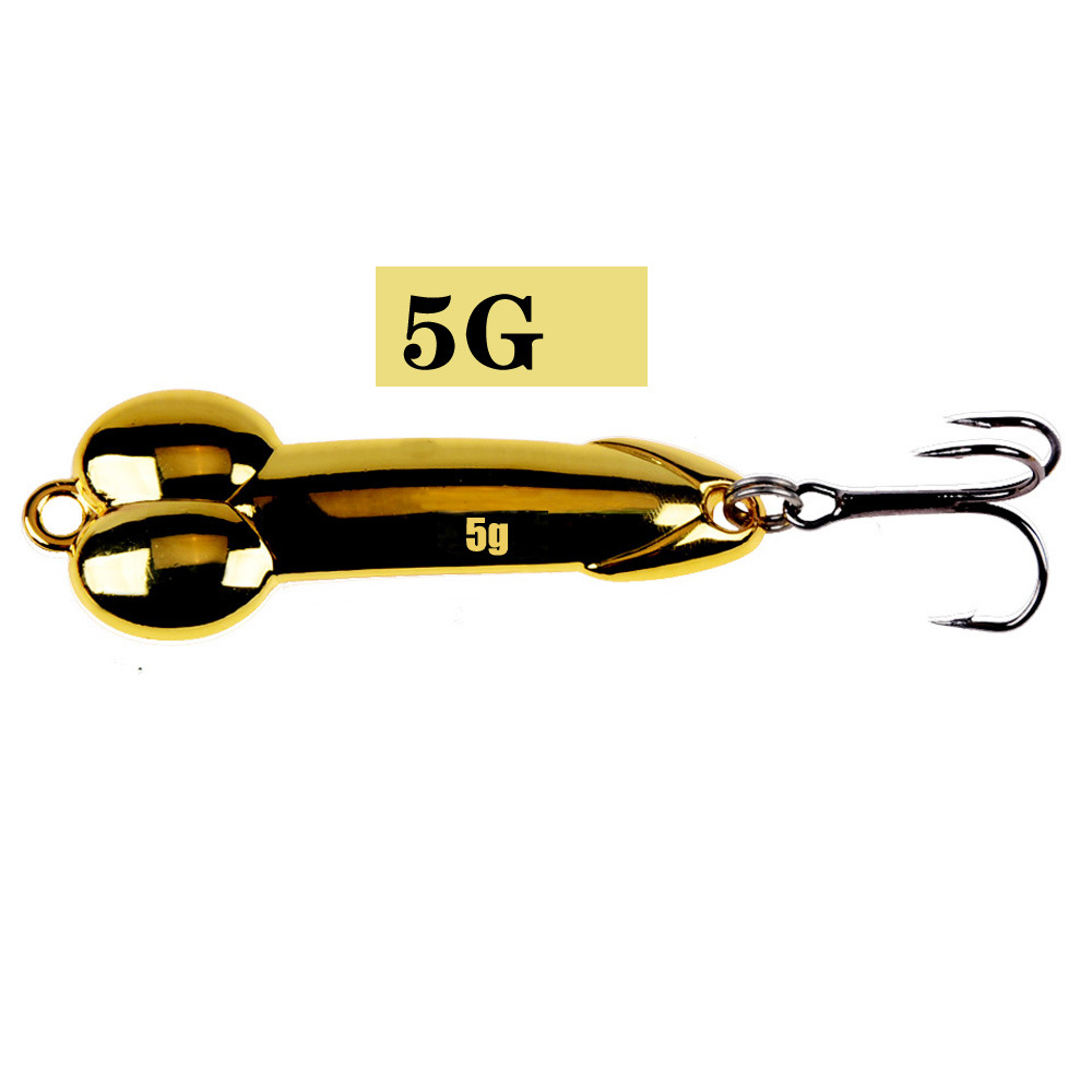 Mồi câu cá 5g / 10g / 15g / 20g 2 # / 4 # / 6 # / 8 # với 2 kiểu màu tùy chọn
